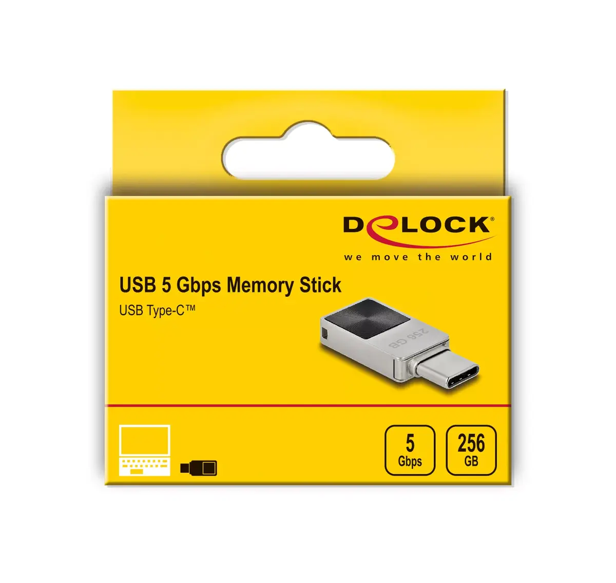 USB Flash Drive DeLOCK 256GB USB-C Photo 4