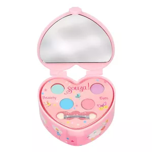 Bērnu kosmētikas komplekts Souza Beauty Box Heart Rozā
