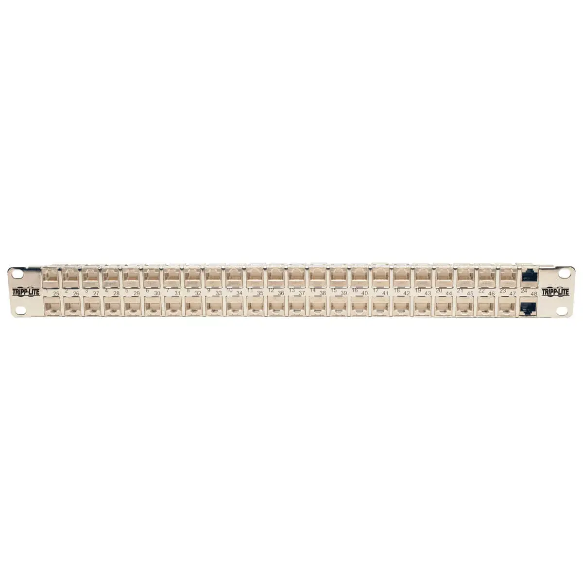 Tripp Lite N254-048-SH-6A 48 портов Cat6a 1U панель Photo 3
