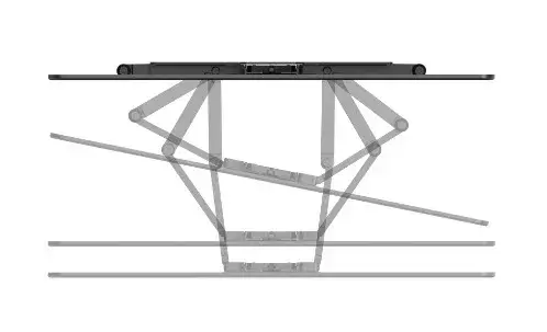 Hama Ultraslim sienas stiprinājums 2.29 m melns Photo 2