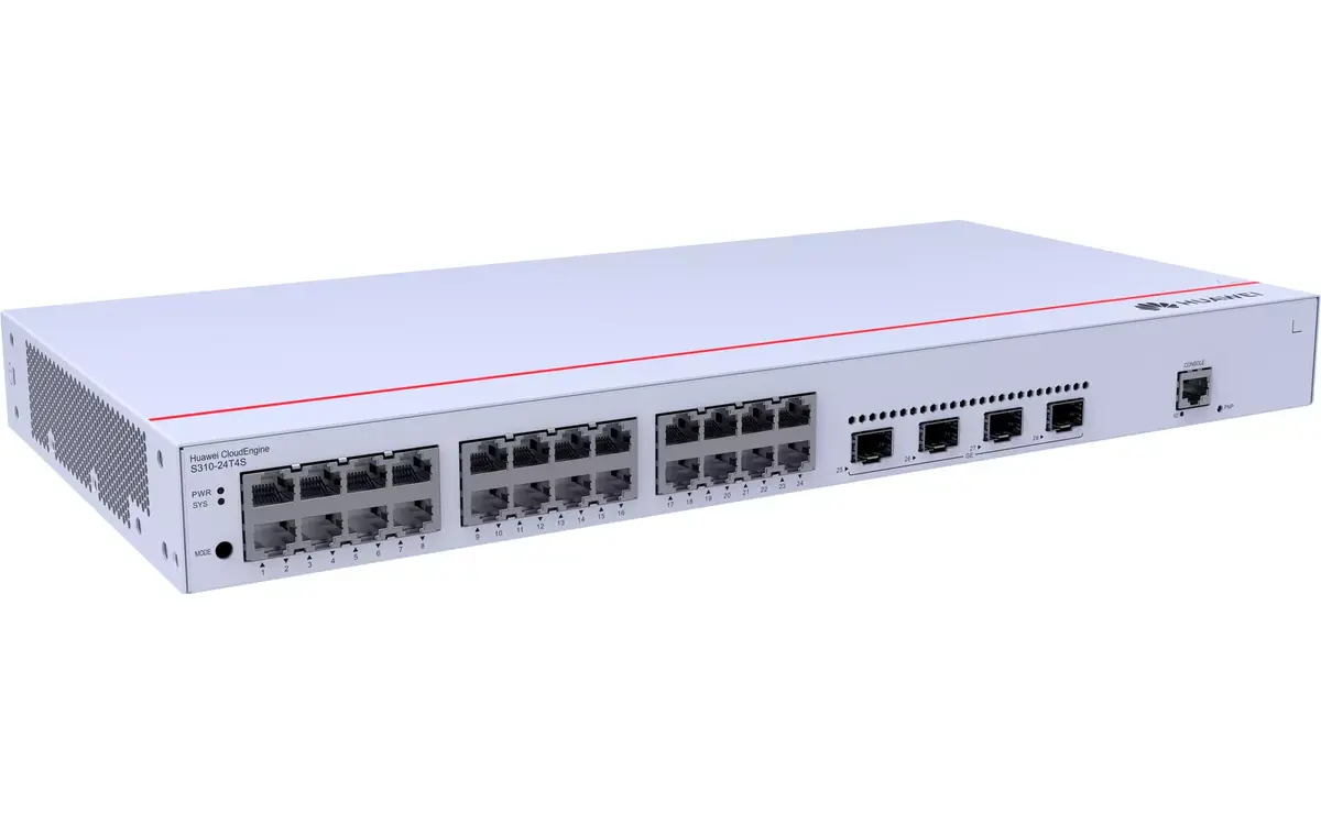 Коммутатор HUAWEI CloudEngine S310-24T4S 24-портный Gigabit Photo 2