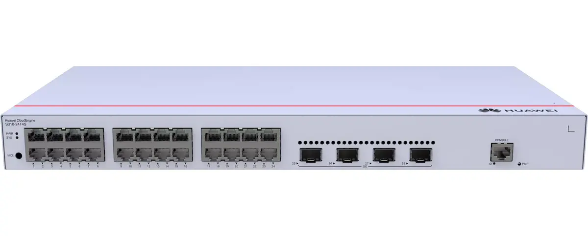 Коммутатор HUAWEI CloudEngine S310-24T4S 24-портный Gigabit Photo 4