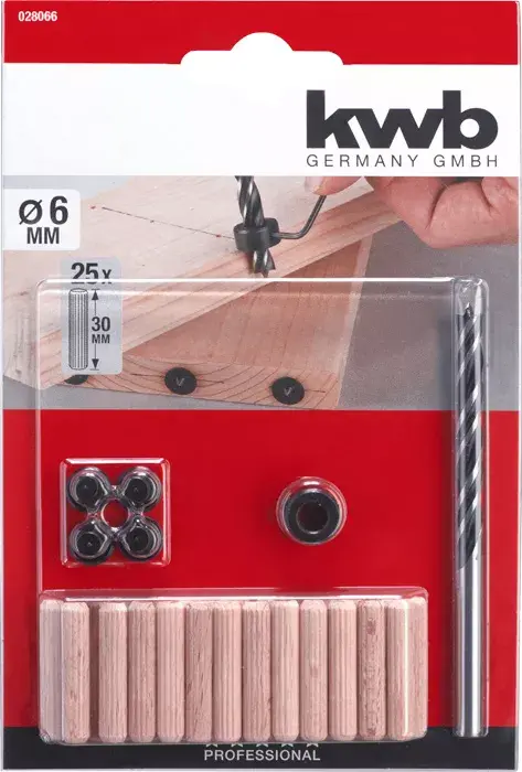 KWB 028066 Brad Point Drill Bit Set Photo 2