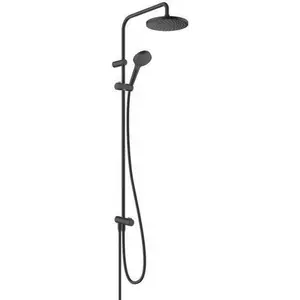 Термостатическая душевая система hansgrohe Vernis Blend 200, черный матовый, модель 26276670