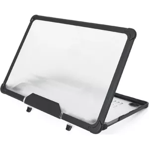 Чехол‑подставка honju FIT для Apple MacBook Air 15" M2 2023 — черный прозрачный