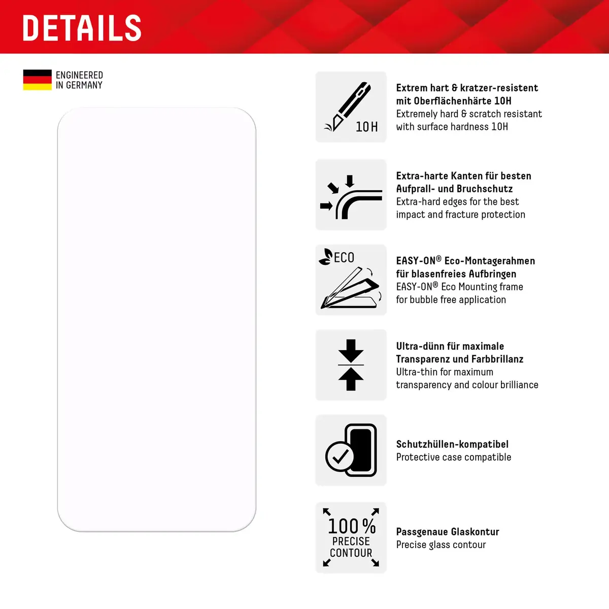 Защитное стекло и чехол Displex Samsung Galaxy S23 FE Photo 2