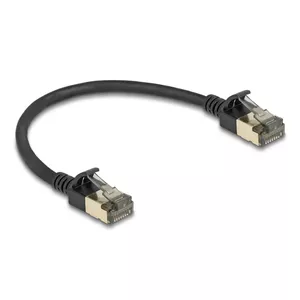 Network Cable DeLOCK RJ45 Cat.8.1 0.25m Black