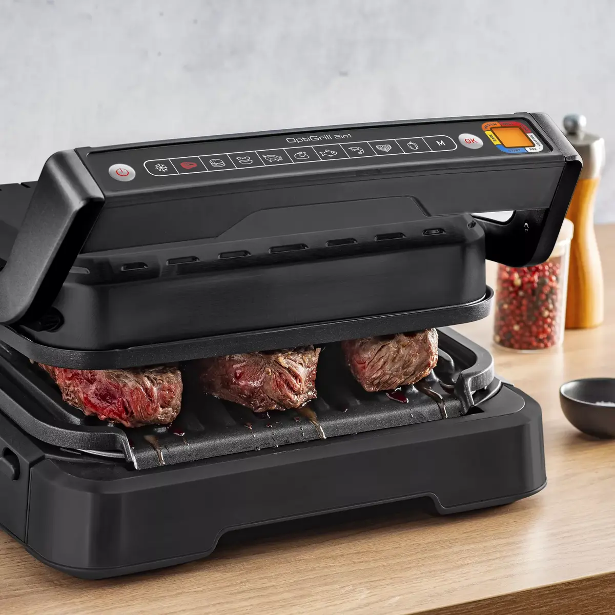 Контактный гриль Tefal OptiGrill 2in1 GC7728 Photo 5