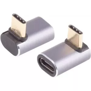 USB-C adapter ShiverPeaks 14-05037 4.0 90° angle, right-angle USB-C connector