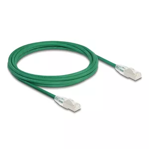 Network Cable DeLOCK RJ45 Cat.6A plug to plug 3m green