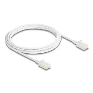 Network Cable DeLOCK RJ45 Cat.6A plug to plug 2m white