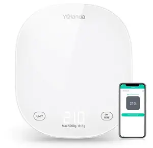 Кухонные весы Yolanda CK10A — цифровые, точность 1 г, ЖК-дисплей, компактные