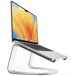 Monitor Mount Twelve South Curve SE Aluminium Silver Freestanding