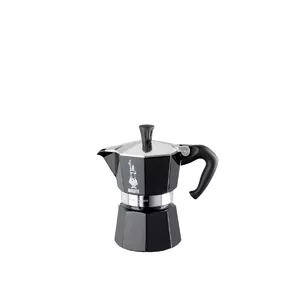 Moka kafijas kanna Bialetti Moka Express melna 6 tasītes (300 ml) alumīnija plīts ierīce