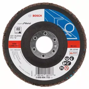 Cleaning disc Bosch 2 608 606 752 Flat centre for metal