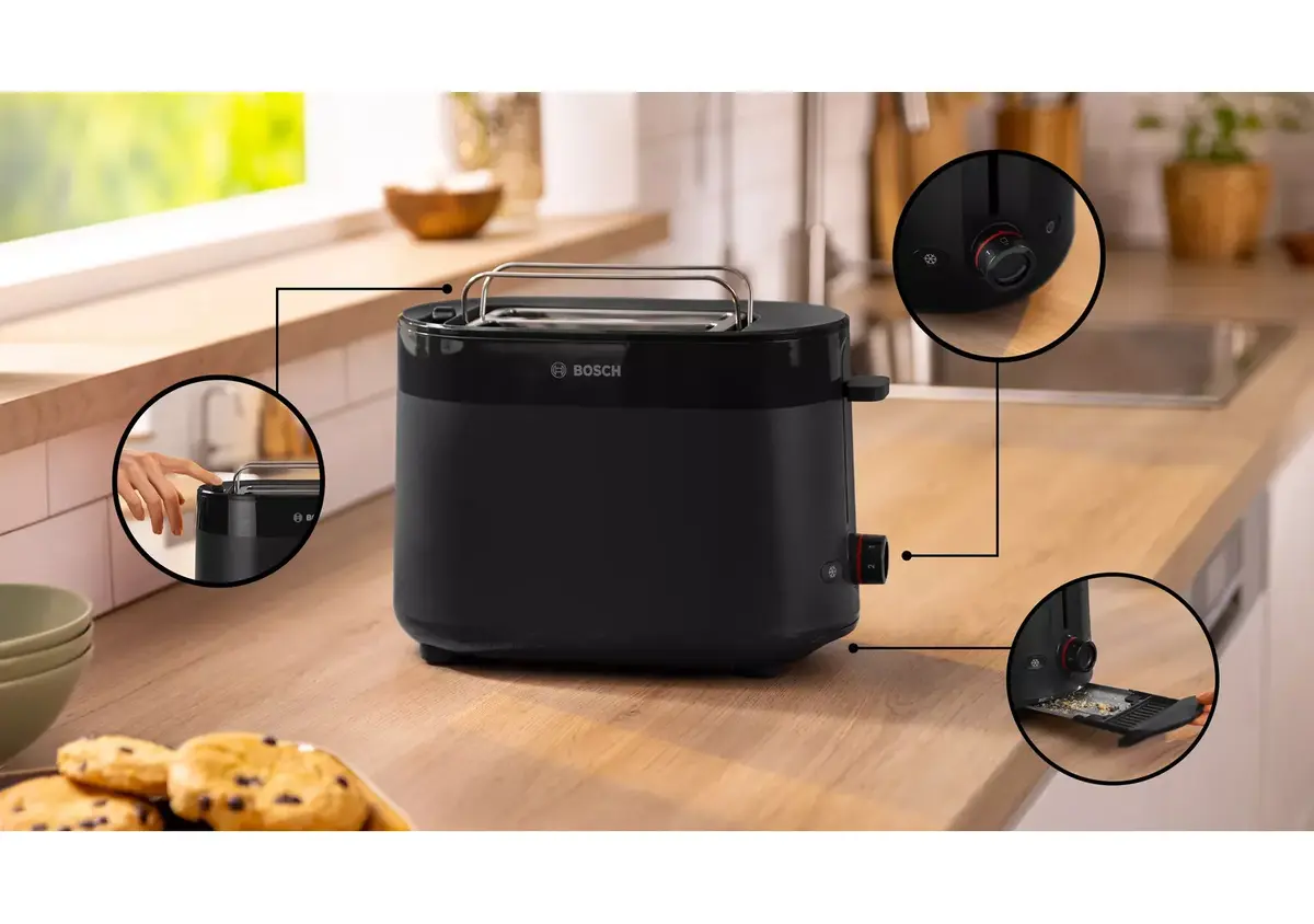Тостер Bosch TAT2M123 MyMoment — 2 ломтика, 950 Вт Photo 3