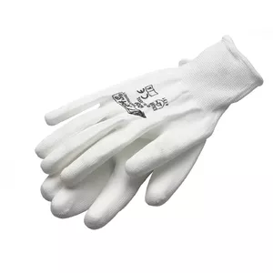 Workshop gloves Cimco 141263, protective handwear, white, size not specified