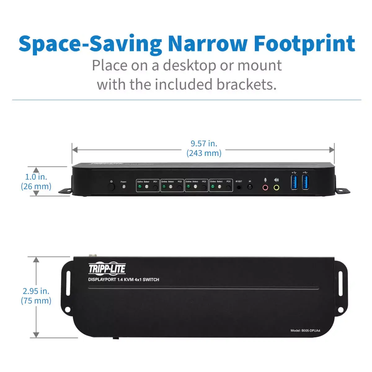 Tripp Lite B005-DPUA4 4-Port DisplayPort/USB KVM switch Photo 5