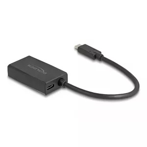 Адаптер DisplayPort female на USB Type-C male DeLOCK 4K PD 85W
