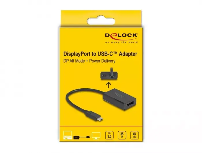 Adapteris DisplayPort uz USB Type-C DeLOCK 61059 Photo 3