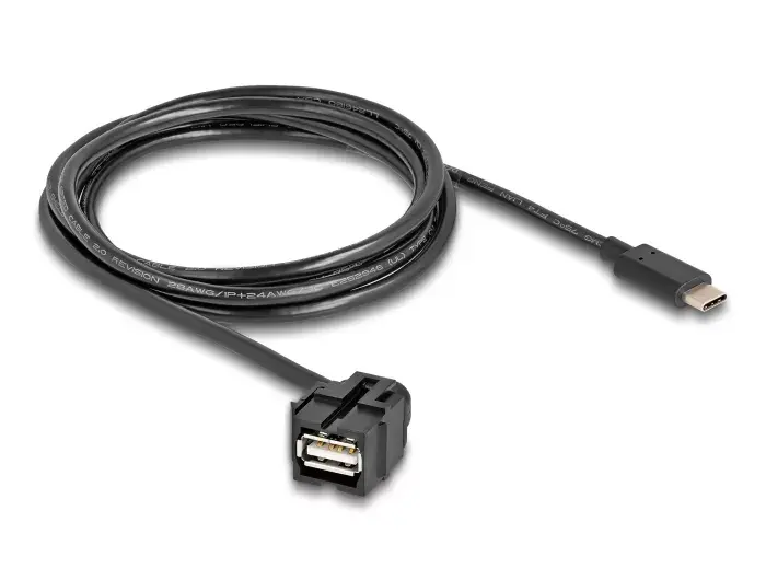 DeLOCK Keystone Модуль USB 2.0 A к USB Type-C Photo 2