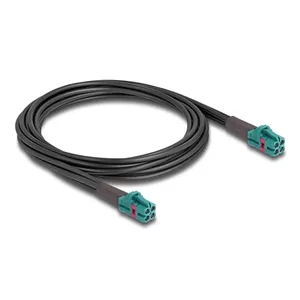 Coaxial Cable DeLOCK 90139 1m Mini FAKRA Z Aqua Black