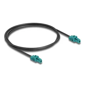Coaxial Cable DeLOCK 90128 1 m Mini FAKRA Z Aqua Black