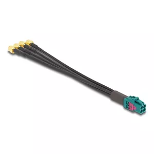Coaxial Cable DeLOCK 90126 0.2m Mini FAKRA Z SMA Black