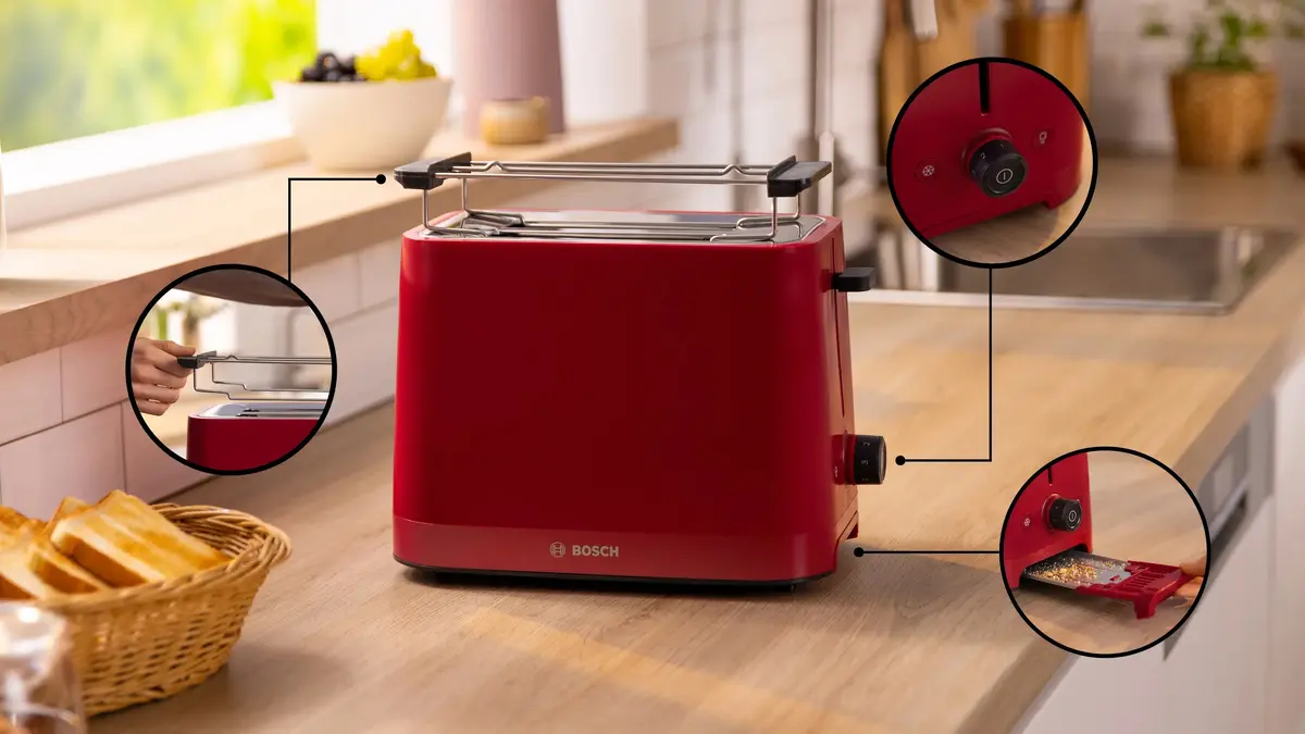 Toaster Bosch TAT3M124 — 2-slice 950 W Photo 6