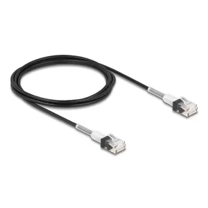 Network Cable DeLOCK RJ45 Cat.6A UTP Slim 2m Black