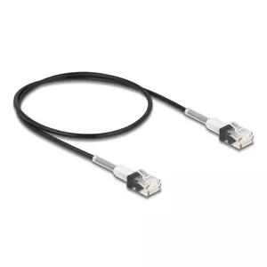 Сетевой кабель DeLOCK RJ45 0.5м Cat.6A UTP Черный