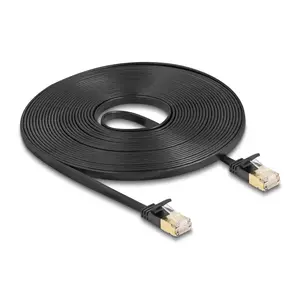 Network Cable DeLOCK RJ45 Cat.6A plug to plug U/FTP 7.5m Black