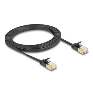 Network Cable DeLOCK RJ45 Cat.6A plug to plug U/FTP 2m black