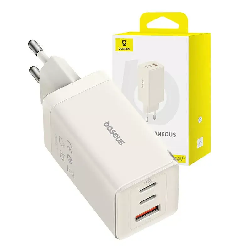 Сетевое зарядное устройство Baseus GaN5 65 Вт с кабелем Photo 9
