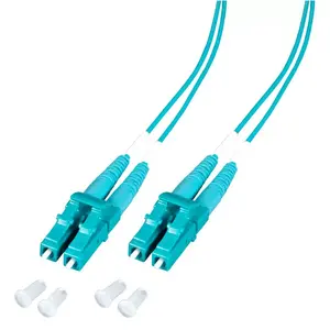 Fibre optic cable EFB Elektronik O0312.2-1.2 LC OM3 2 m Turquoise