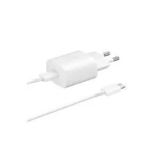 Lādētājs Samsung EP-TA800EWE 25W USB-C balts – 25W USB‑C