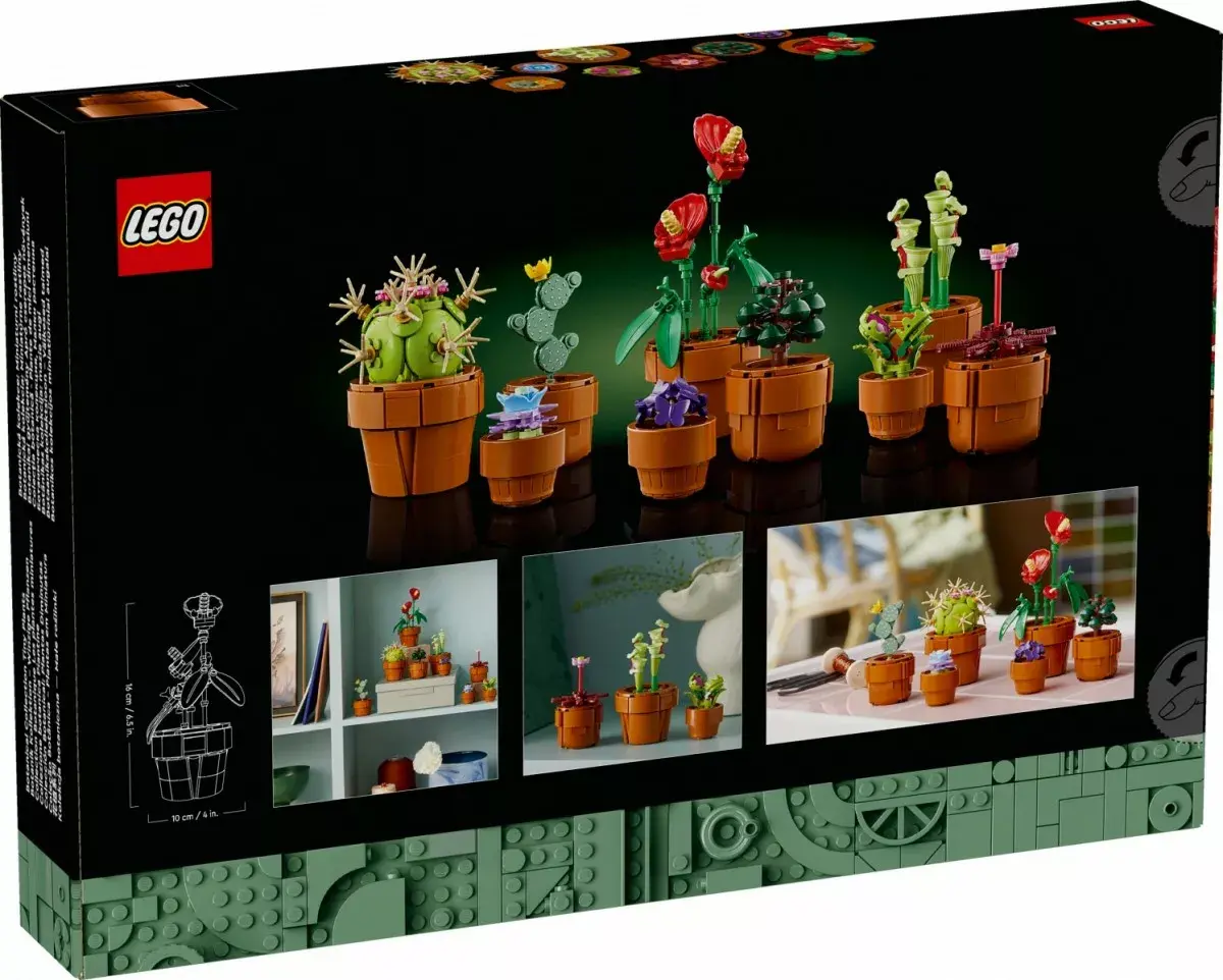 LEGO Icons Mini Plants 10329 — 9 mini augu modeļi Photo 3