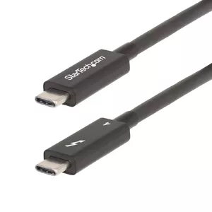 StarTech.com Active Thunderbolt 4 Cable 6ft 40Gbps 100W Power Delivery