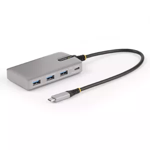 USB-C хаб StarTech HB31C3A1CDPPD3 — 4 порта (3× USB-A, 1× USB-C), USB-C DP Alt Mode 4K@60Hz, 100W PD, USB 3.2 10 Гбит/с, кабель 30 см