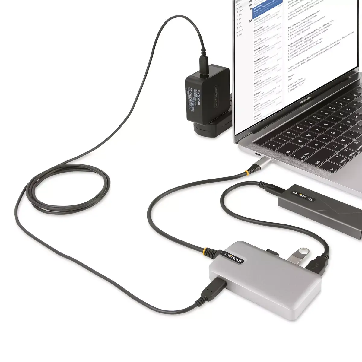 StarTech USB-C hubs HB31C3A1CDPPD3 — 4 porti, 4K@60Hz Photo 9