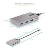 StarTech USB-C hubs HB31C3A1CDPPD3 — 4 porti, 4K@60Hz Photo 13