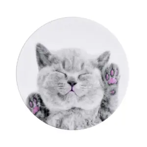 Phone Pop Holder iLike ILIUNPH22 — universal grip and stand with cat design