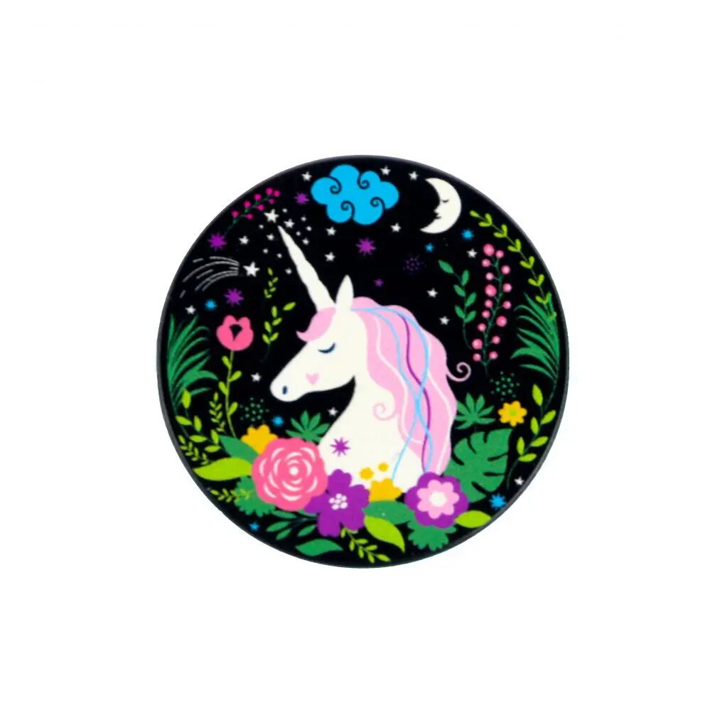 Pop Holder iLike Universal Unicorn Black