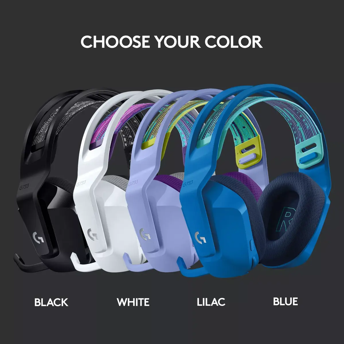 Austiņas Logitech G G733 LIGHTSPEED Photo 12