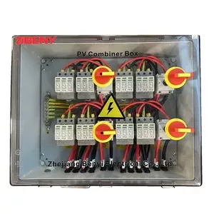 PV Combiner Box HiSmart NV821365 DC 8in-8out IP66 junction for solar arrays