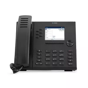 IP телефон Mitel 6915 черный LCD Wi-Fi