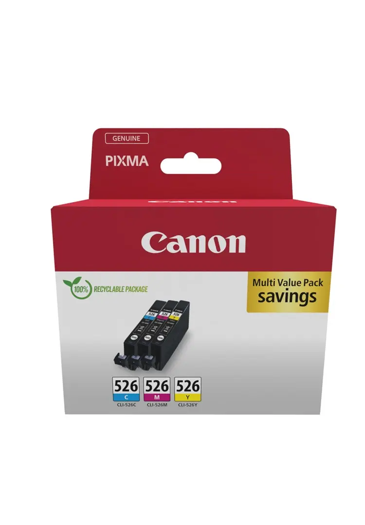 Tintes kasetnes Canon CLI-526 Multipack Melns