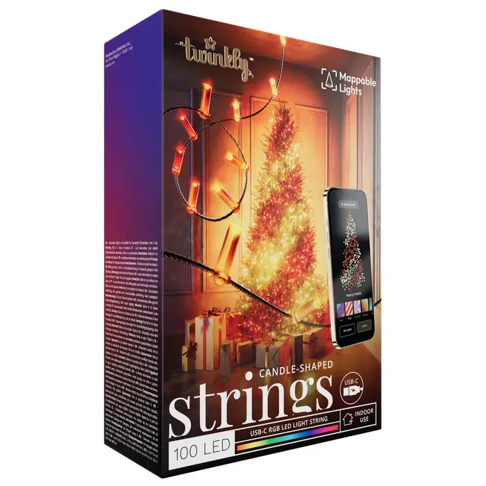 Virtene Twinkly TWKC100RGB-G LED viedā 100