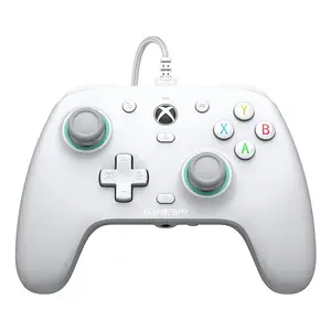 Wired USB Gamepad GameSir G7 SE White for Xbox One, Xbox Series X/S USB‑C 3 m cable D-pad Microphone mute Mode button