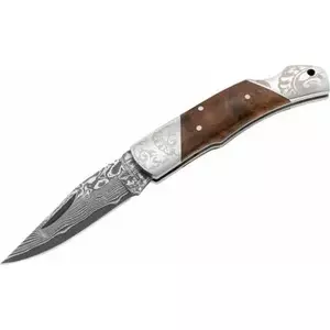 Knife MAGNUM Damascus Duke by Boker — MAGNUM model 01MB946DAM, Damascus steel blade, folding pocket knife